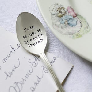 Image of Personalised Christening Teaspoon