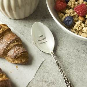 Image of "Good Morning Beautiful" Cereal Spoon