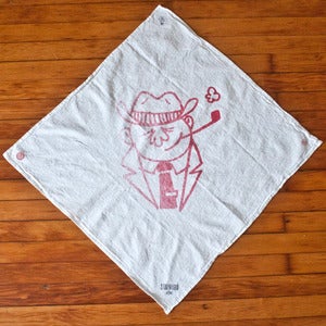Image of Flour Sack Shop Rag - Red