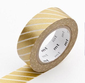 Image of Gold Stripe Washi Tape