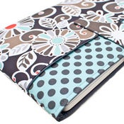 Image of MacBook Computer Case with Pocket: 11 13 14 15 15.6 17 18 Inch: Floral Fling