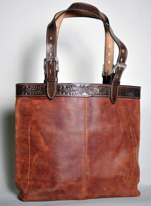 Image of Women's Western Leather Tote *More Colors Available