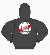 Image of Polar "Globe" Zip-Up Hoody Grey