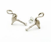 Image of FANCY FLAMINGO STUD EARRINGS