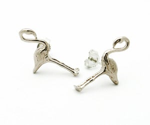 Image of FANCY FLAMINGO STUD EARRINGS