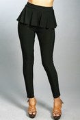 Image of Stetch Peplum Pants