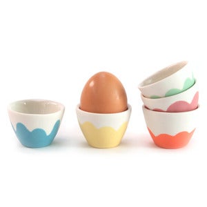 Image of Daisy set of 5 egg cups