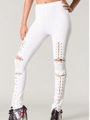 Image of Lace up leggings