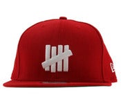 Image of NEW! Undefeated UNDFTD "5 Strike" Snapback Hat (Red)