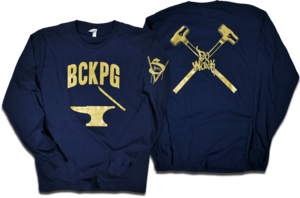 Image of "The Grind" Backpage Press 5 Year Anniversary Limited Edition long sleeve tee