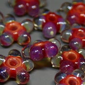 Image of Borosilicate Flower Beads (5)