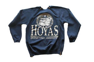 Image of Men's D.Fame Custom "Georgetown Hoyas" Crewneck