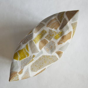 Image of Terrazzo print cushion- stone