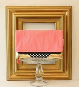 Image of foldover clutch - gold rush 