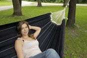 Image of AMAZONAS Barbados Black XL double Brazilian hammock