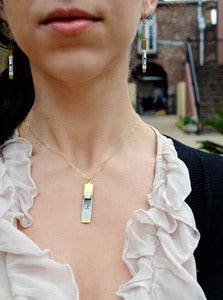 Image of "Elaine" Fine Art Collage Necklace