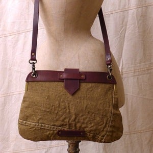 Image of Reclaimed Tent Canvas Rambler, with Strap