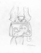 Image of Original 2013 TOPPS GPK BNS 2 Production Art "SKINNED SAM" (#1)