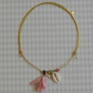 Image of collar borla y cuentas III