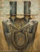 Image of "Double Whammy"  Limited Edition Canvas Giclee- 24x30"