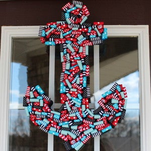 Image of Nautical Anchor Wreath