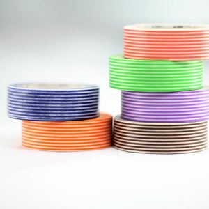Image of Vertical Border Striped Washi Tape