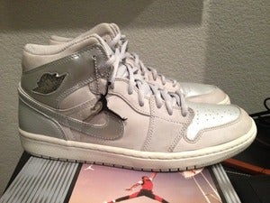 Image of Air Jordan I "Metallic Silver" - 2001 limited edt.