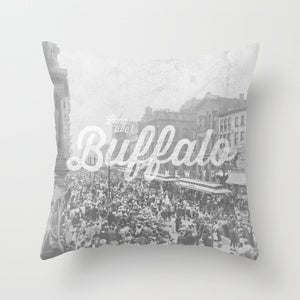 Image of <b>Long Live Buffalo</b><br>Labor Day<br>Throw Pillow