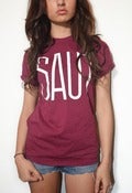 Image of Saut Tee Burgundy - Womans