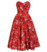Image of Blooming Marvelous 50s Style Rockabilly Swing Dress