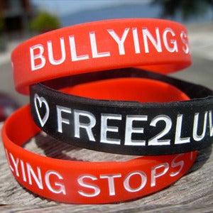 Image of PACK OF FREE2LUV WRISTBANDS
