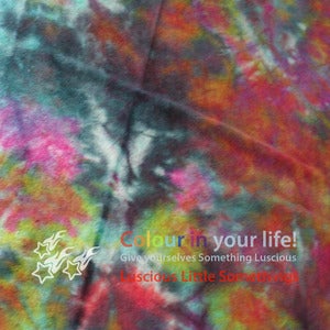 Image of Painted Petals ~ Pre-dyed Nappy Cut (31)