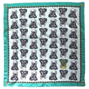 Image of Schnauzer Silk Scarf