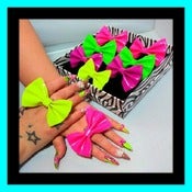 Image of ♥NEON BOW RINGS♥