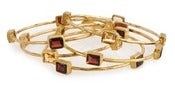 Image of Kara Ackerman <i> Judie <i/> Emerald Cut Faceted Bangles