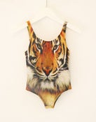 Image of POPUPSHOP swimsuit, tiger print