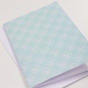 Image of Hand Drawn Patterned Thank You Card