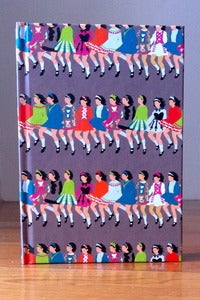Image of Rows of Dancers Grey Notebook