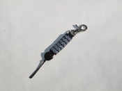 Image of black peyote key chain 7