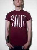 Image of Saut Tee Burgundy - Mens