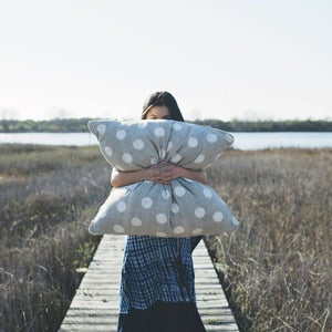 Image of 30" Polka Dotted Pillow