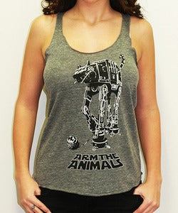 Image of Girls | Cat-At | Eco Blend Tank Top | Eco Grey