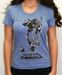 Image of Girls | Cat-At | Fashion Crew Tee | Athletic Blue