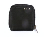 Image of No.70022 small zip wallet. black 