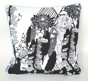 Image of Cushions 'Wood with bear & deer'