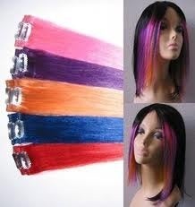 Image of 20" MYLUXURY1ST 6 Piece Quick Clip-in Streaks