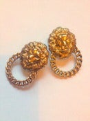 Image of Gold Lion Earrings - Small