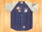 Image of Vintage Deadstock Georgetown Hoyas Pinstripe Baseball Jersey