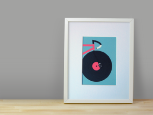 Image of TRACK LITHO PRINT