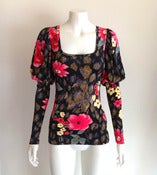 Image of Antoinette Top, Floral